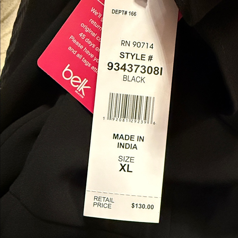 Elegant Black Ruffle-Trim Maxi Dress - Picture 11 of 11